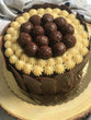 Brigadeiro topped Black and White Brigadeiro Cake with Chocolate Siding