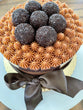 Brigadeiro topped Chocolate with Brigadeiro Naked Cake